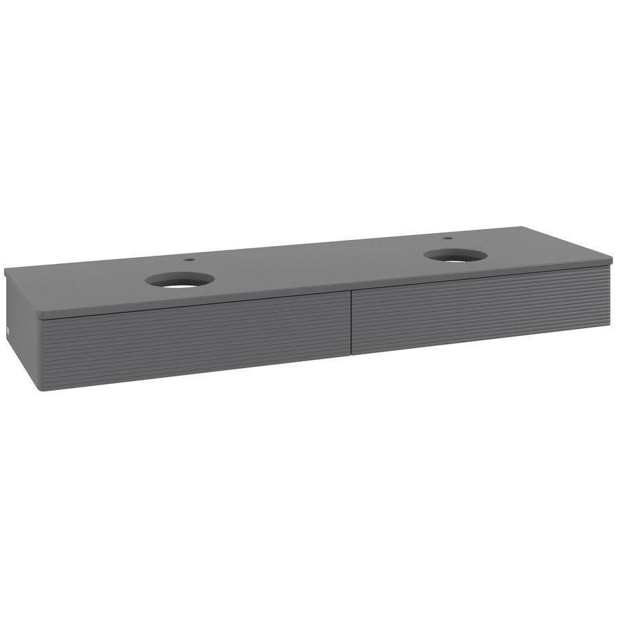 Wastafelonderkast Antao 1600x190x500mm Antr. Matt Lacquer K17150GK