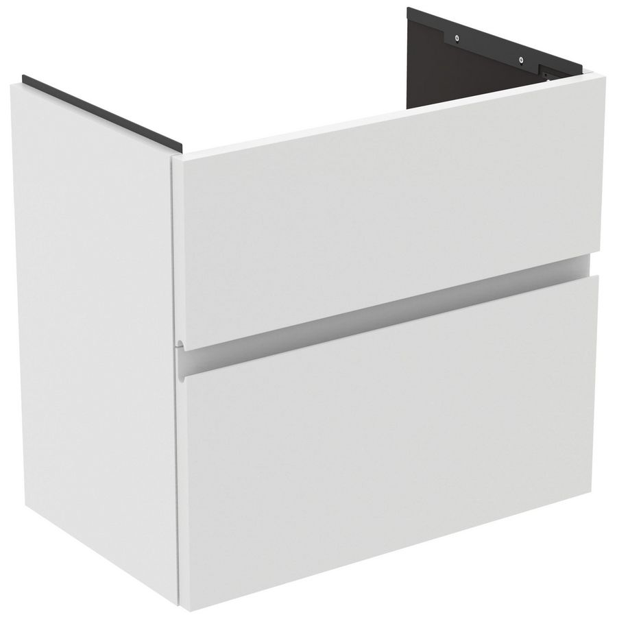 Wastafelmeubel 600x375x550mm matt white 2 laden Finesse