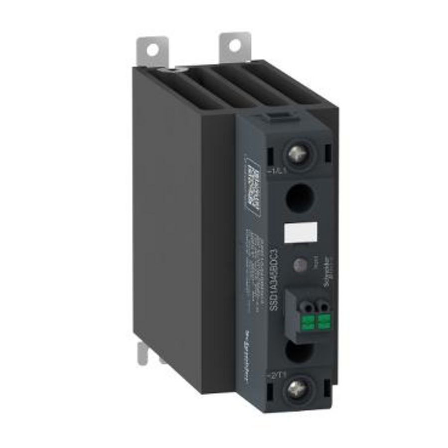 Solid state relay-DIN rail 1phase 48-600Vac output 4-32Vdc