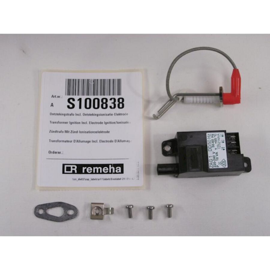 Ontstekingstrafo incl. ontst./ion-elektrode Calenta S100838