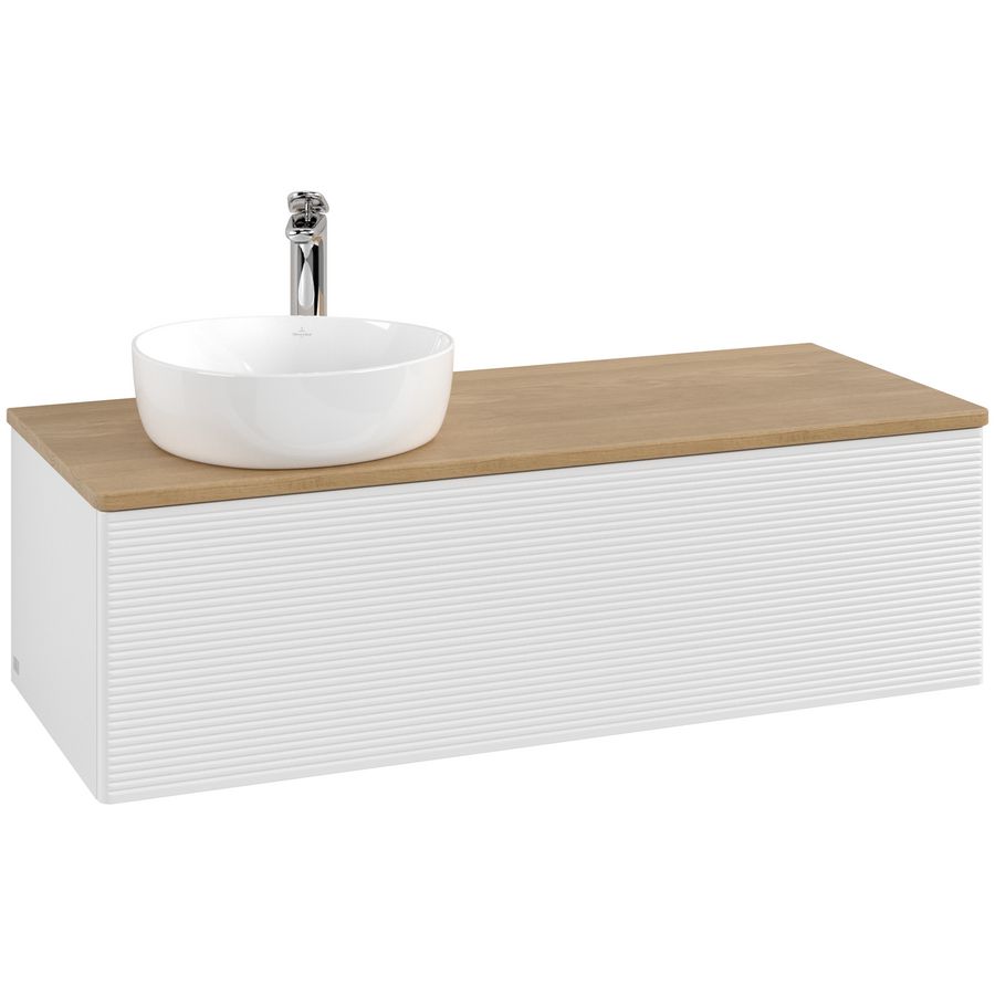 Wastafelonderkast Antao 1200x360x500mm G.White.L K33151GF