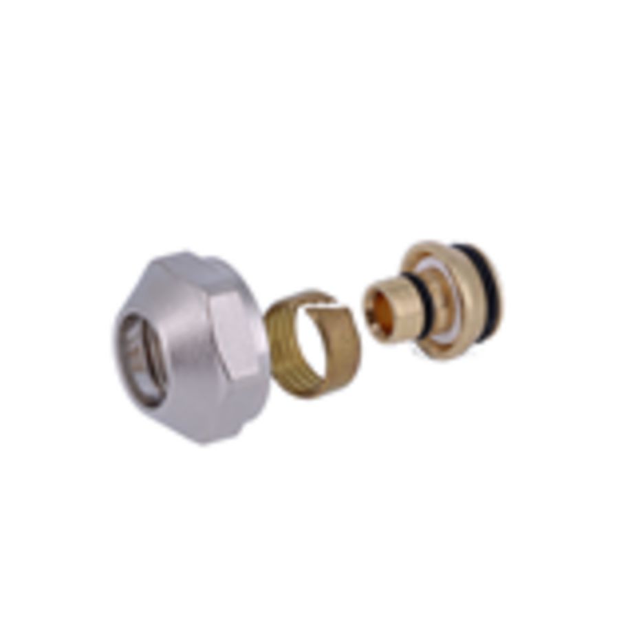 Schroefovergangskoppeling 3/4"euroconus x 16x2mm