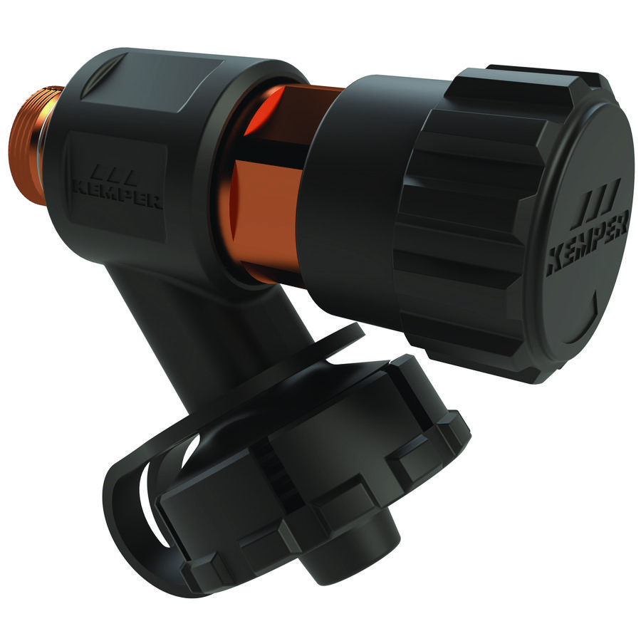 LF-aftapper van brons/kunststof DN8 tbv DN15-50