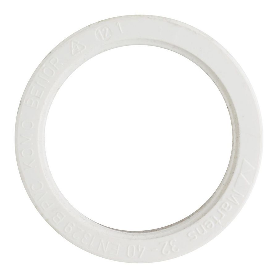 PVC inzetverloopring wit 40x32mm