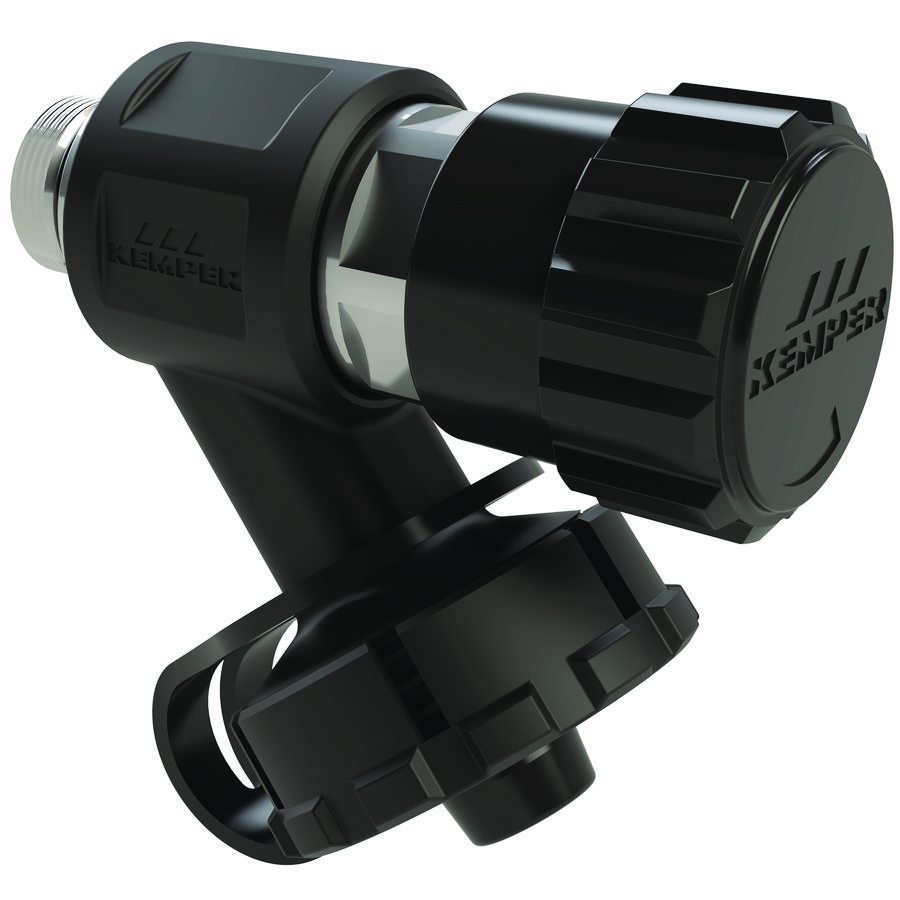 Losse stop van brons O-ring-afdicht. Buitendraad 1/4 DN8