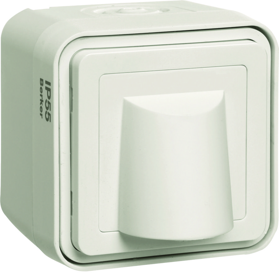 Kabeluitgang+behuizing W.1 polarwit