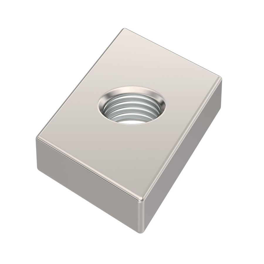 Glijmoer profielrail middel M8 rvs blank VVE=100