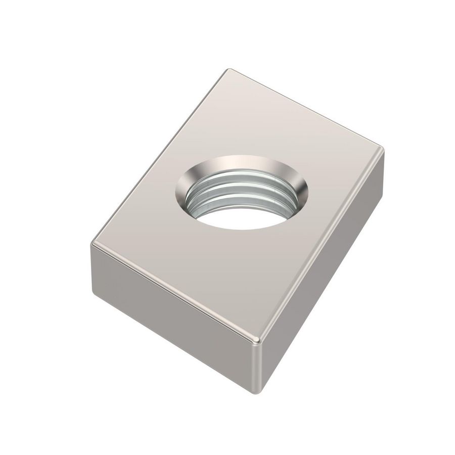 Glijmoer profielrail middel M10 rvs blank, VVE=100