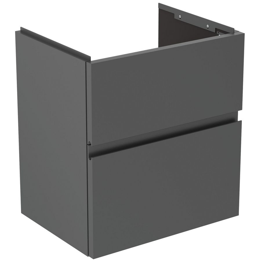 Wastafelmeubel 500x375x550mm matt anthracite 2 laden Finesse
