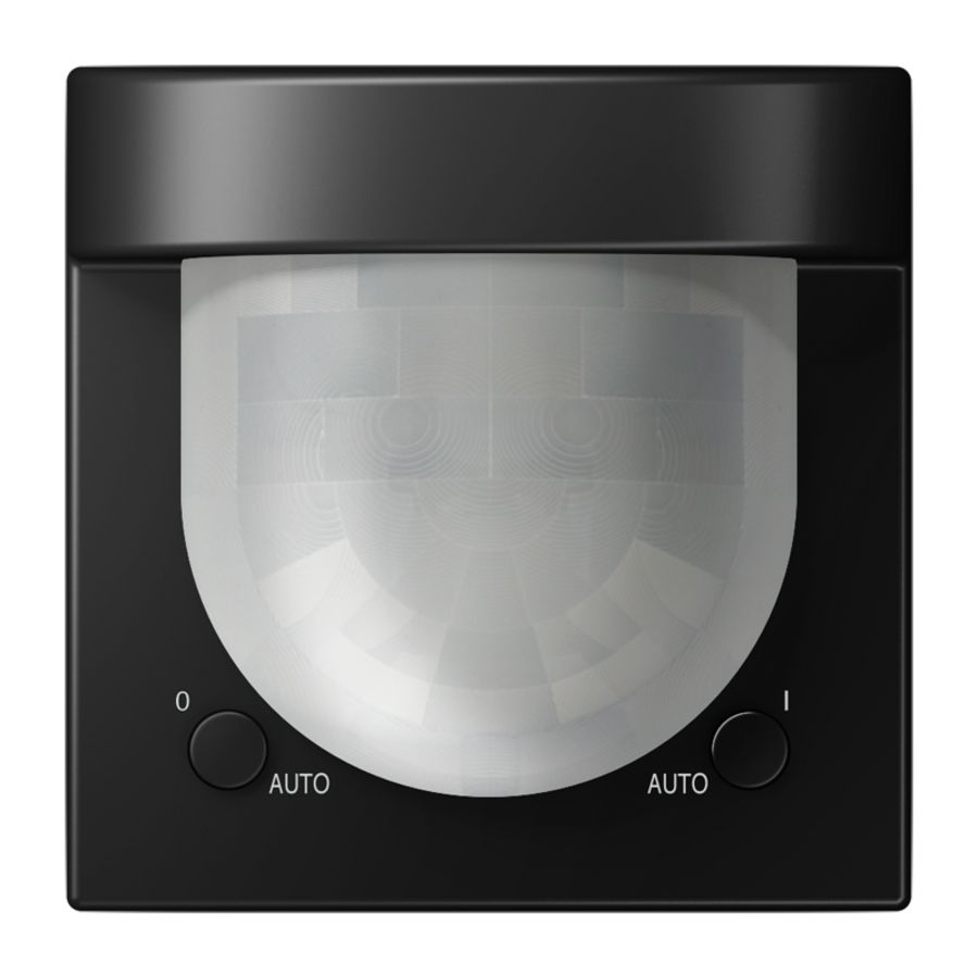 Sensorafdekking standaard 2,20M LS matzwart KNX