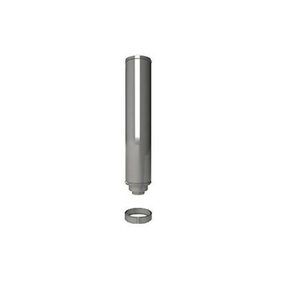 Pijp RVS Ø200/150/100, geisoleerd, 1000mm