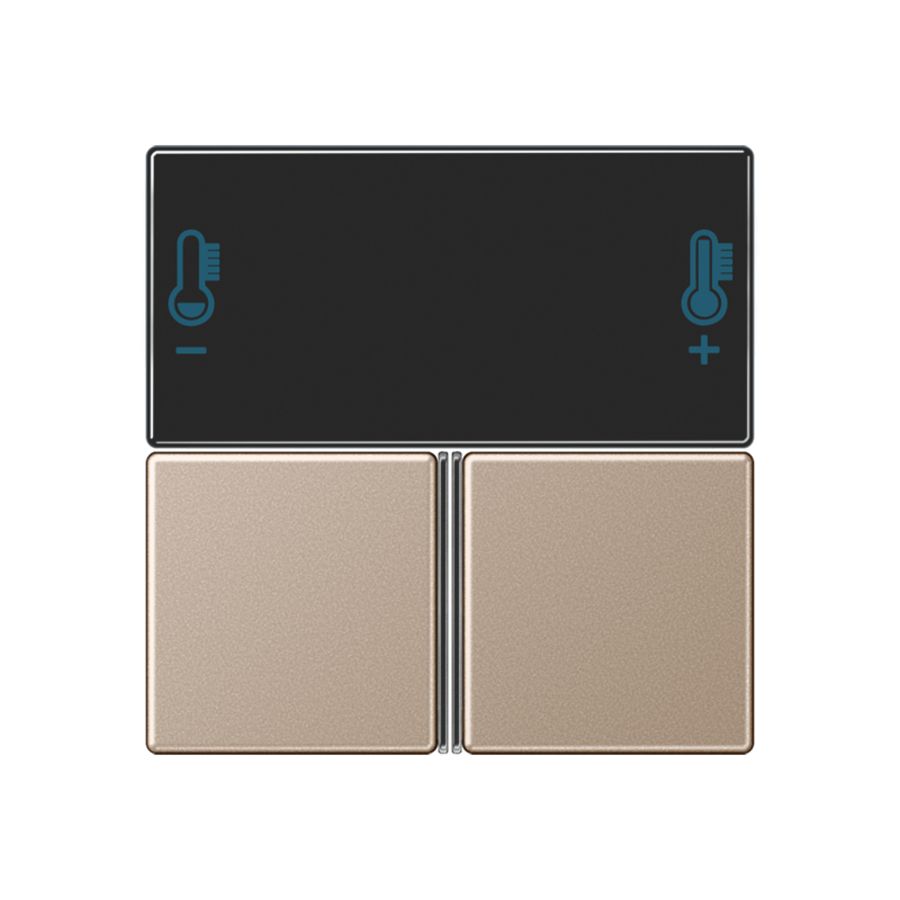 Compact tastafdekking A500 champagne KNX RCD