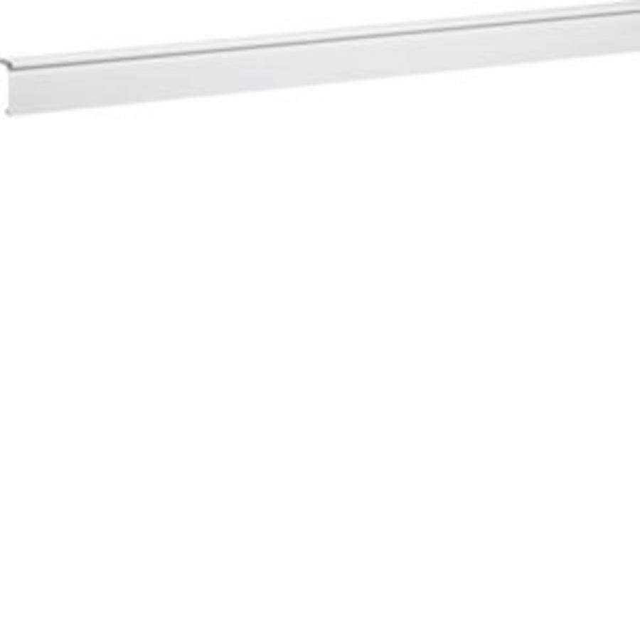 Deksel met tapijtrand 20x55mm SL verkeerswit VVE=2