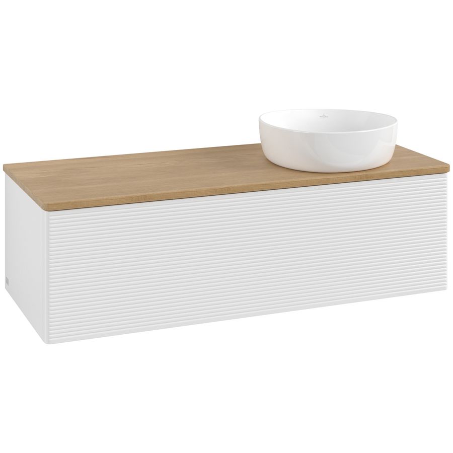 Wastafelonderkast Antao 1200x360x500mm G.White.L K34111GF