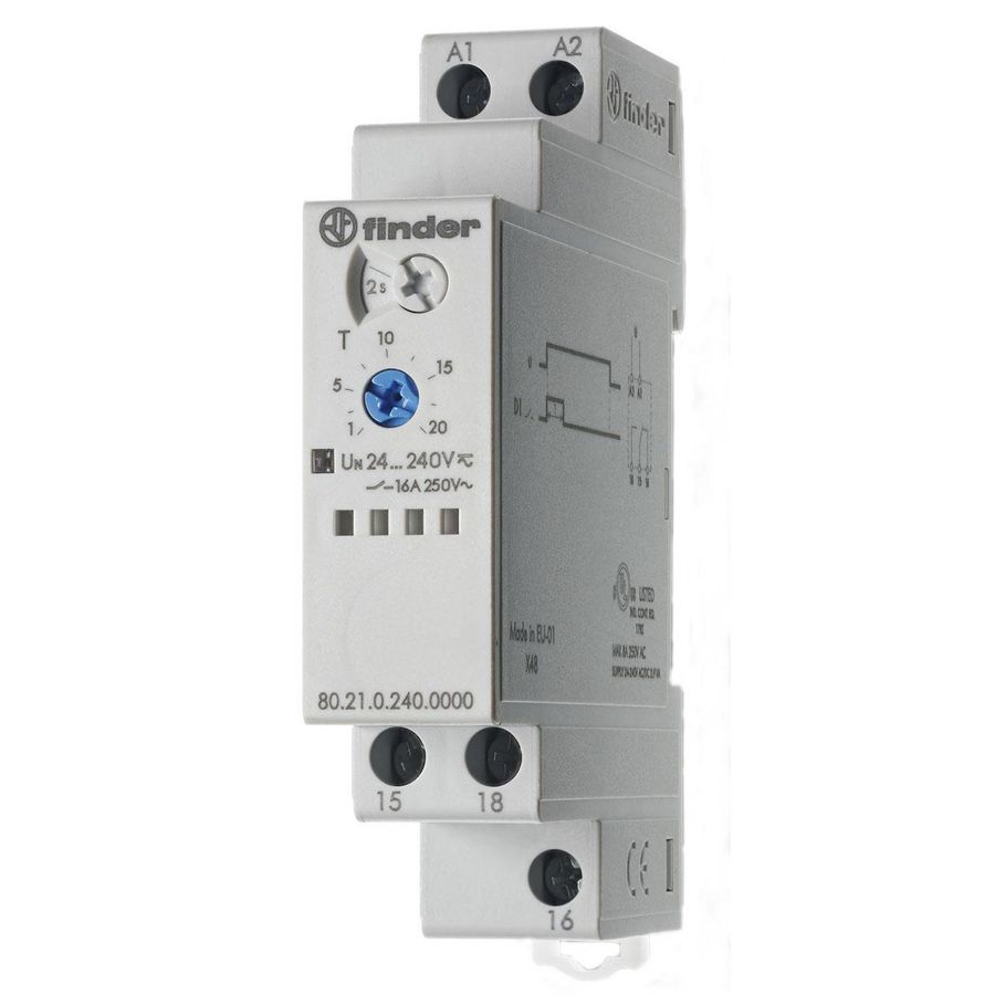 Tijdrelais 1W 16A 24 240VUC 80.21.0.240.0000