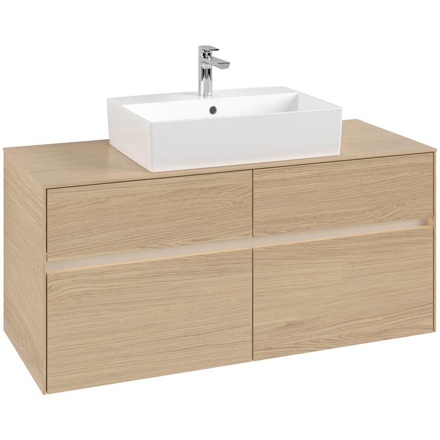 Wastafelonderkast Collaro 1200x548x500mm Nord.Oak C128B0VJ