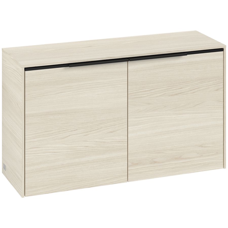 Sideboard SUBWAY 3.0 728x423x256mm White Oak C60001AA greep Volcano Black