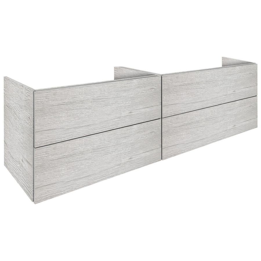 Onderkast (120x45cm) met 4 lades push-to-open - White