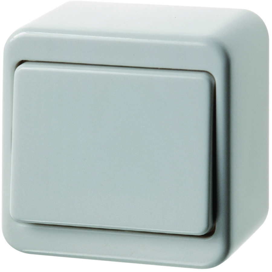 Wisselschakelaar 10 AX opbouwserie polarwit