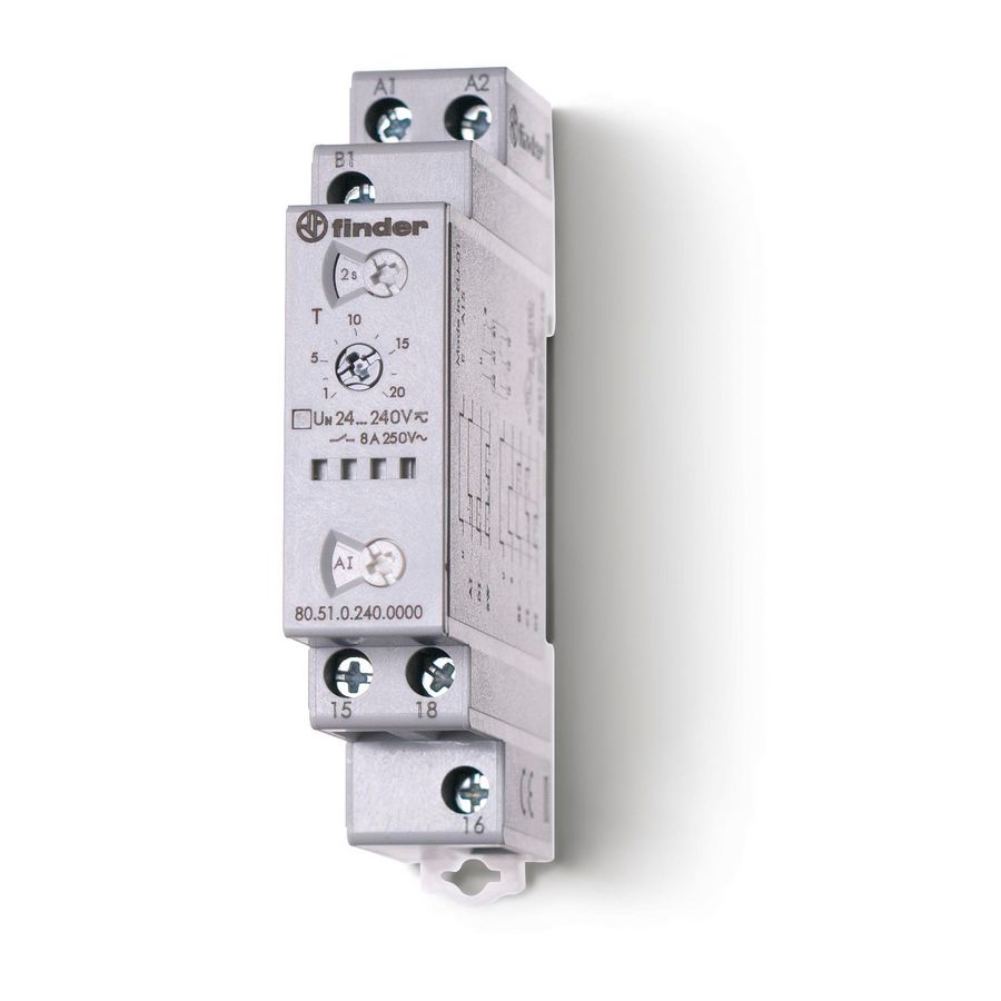 Tijdrelais 1W 8A 24 240VUC 80.51.0.240.0000