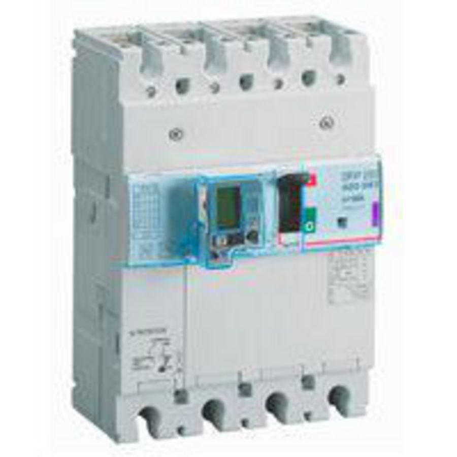 Vermogensschakelaar 250 Thermomagn. + RCD 160A 4P 50kA DPX3