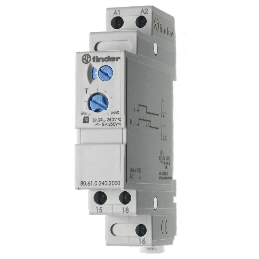 Tijdrelais 1W 8A 24 240VUC 80.61.0.240.0000