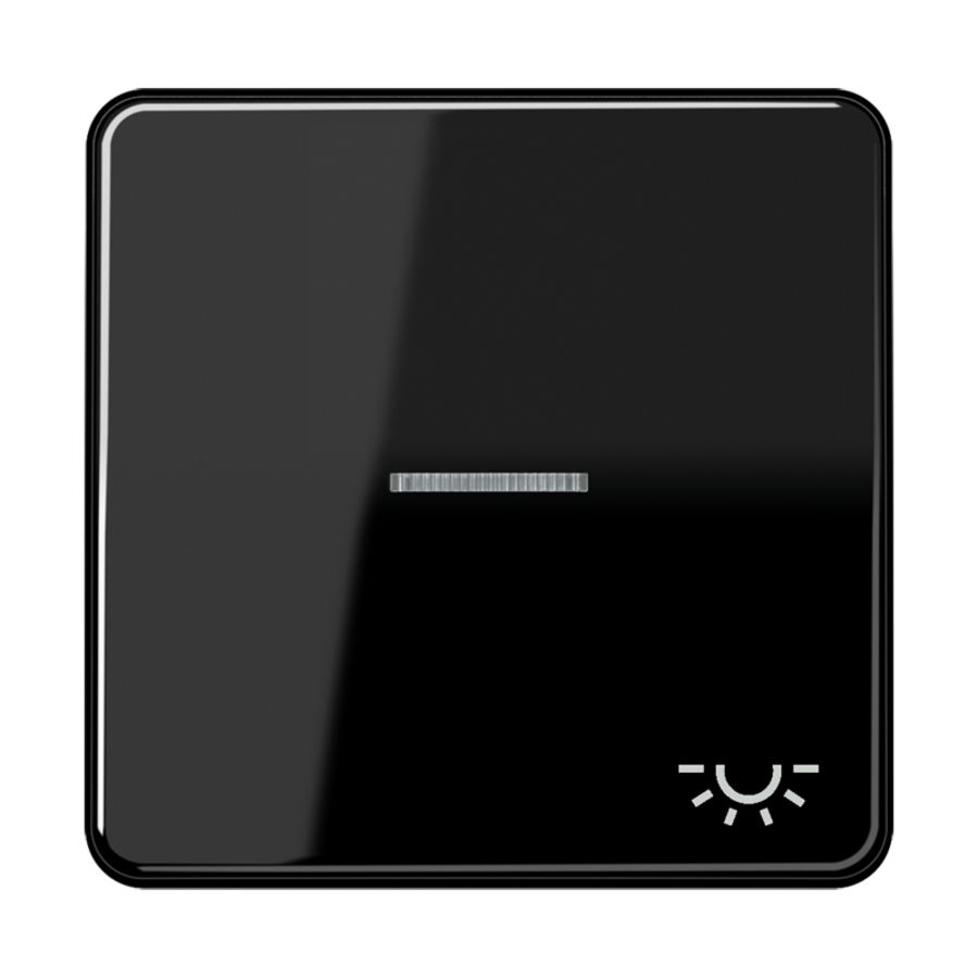 Schakelwip CD500 zwart met lens&lichtsymbool