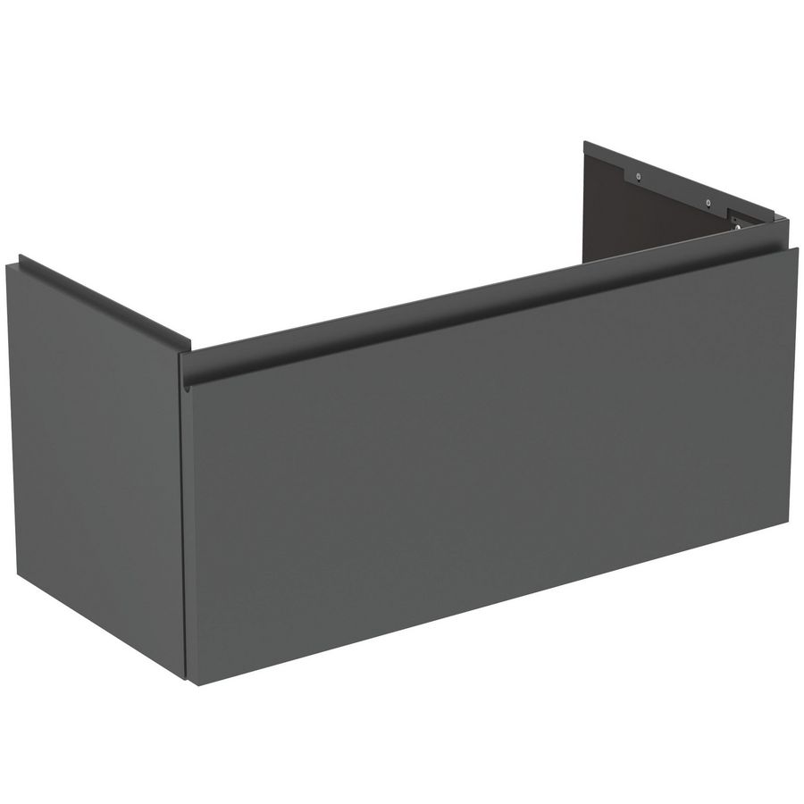Wastafelmeubel 800x375x370mm matt anthracite 1 lade Finesse