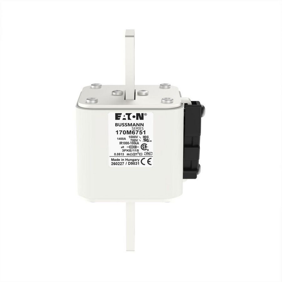 Zekering hoge snelheid 1400A AC 1000V 100kA size 3 76x92x