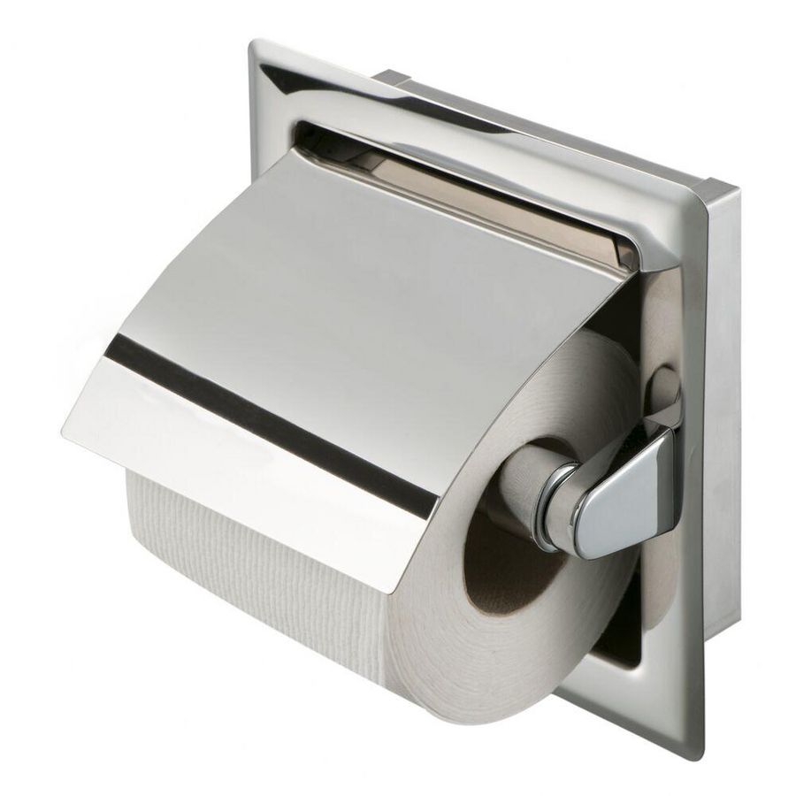 Toiletrolhouder klep inbouw
