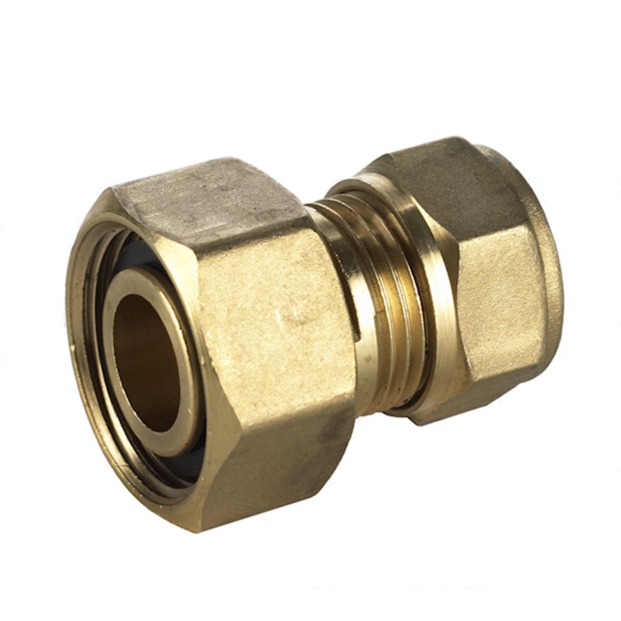 2dlg knelkoppeling wartel 3/4bn.x15mm Gastec v.gaskogelkraan VVE=10