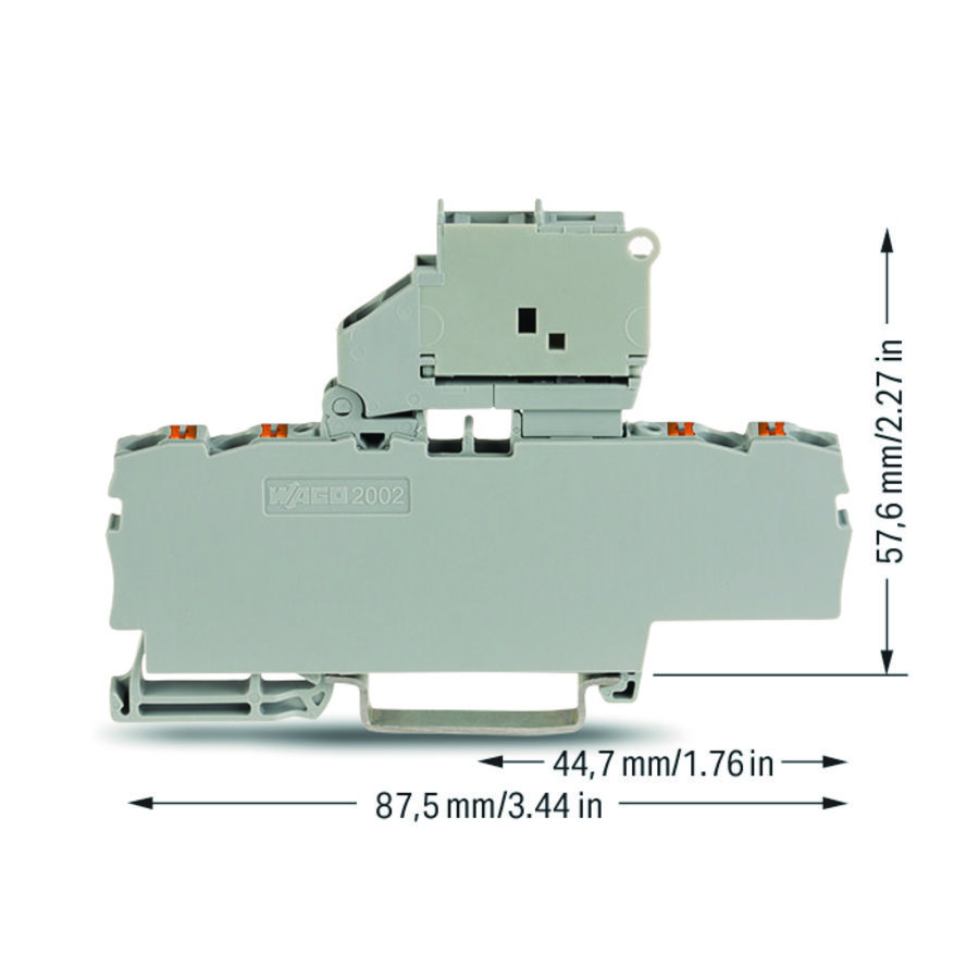 4-draads zekeringsklem draaib.zekeringh.+afsl.pl 1811 VVE=50