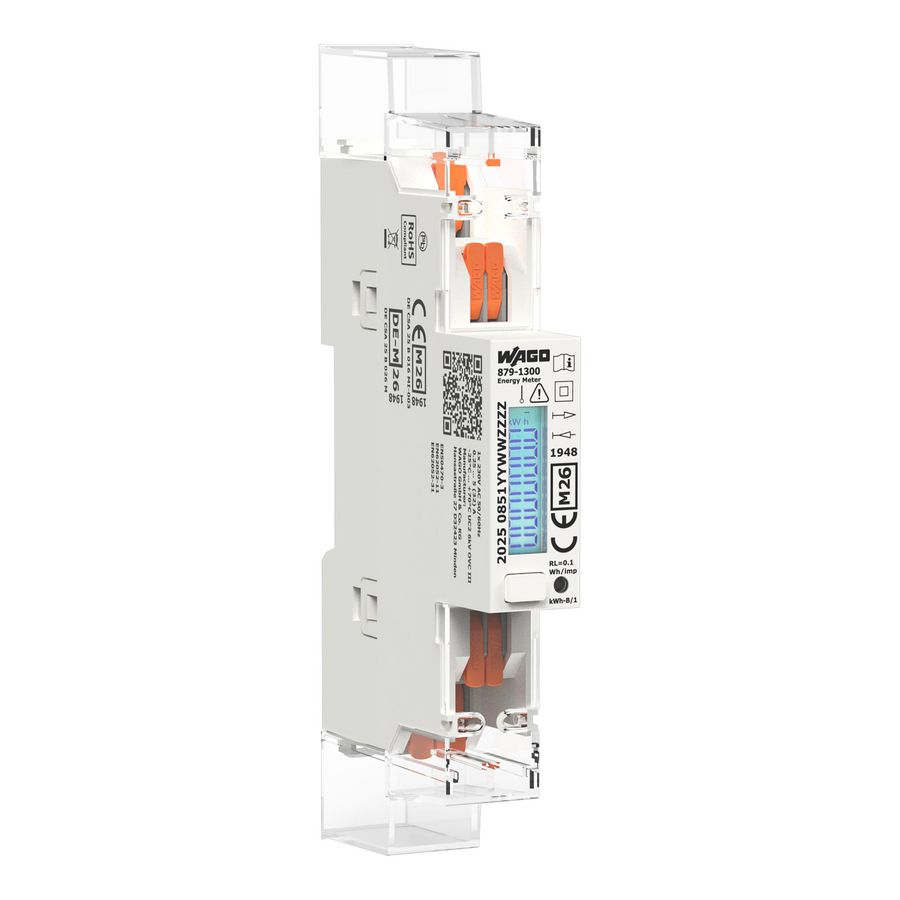 Energiemeter (MID26) voor directe verbinding 32A 230V 50Hz MID RS 485 1 x S0-interface