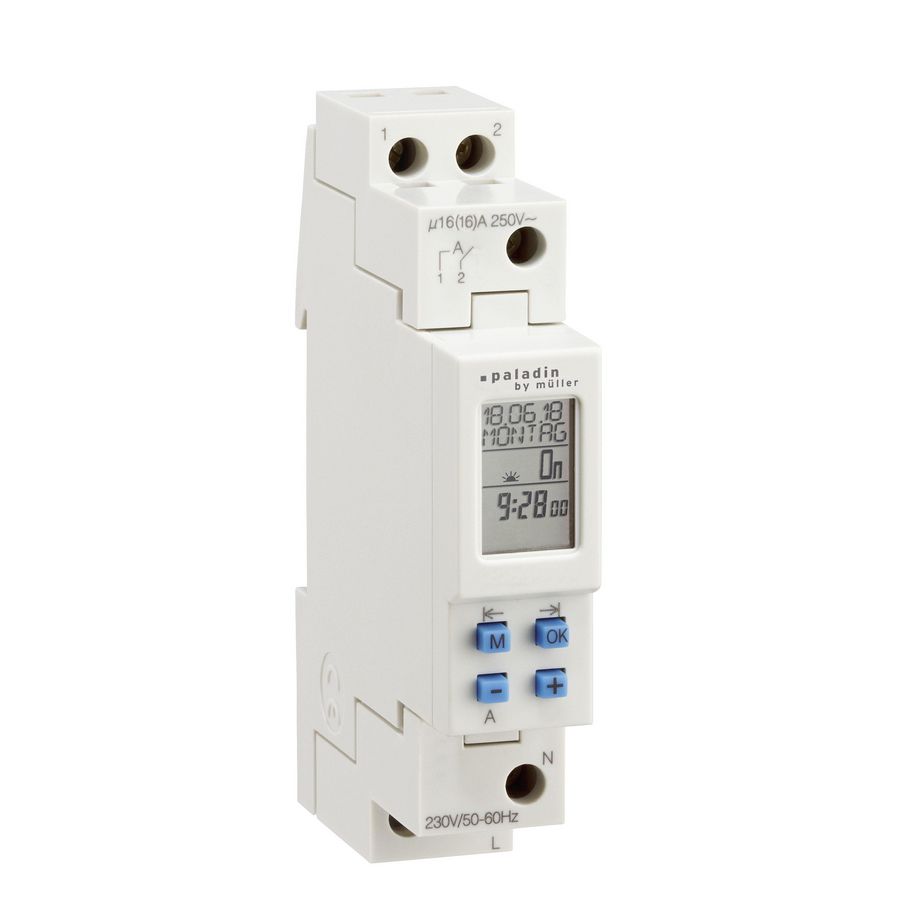 Digitale schakelklok terminal Di1mini W60 Astro 16A 230V