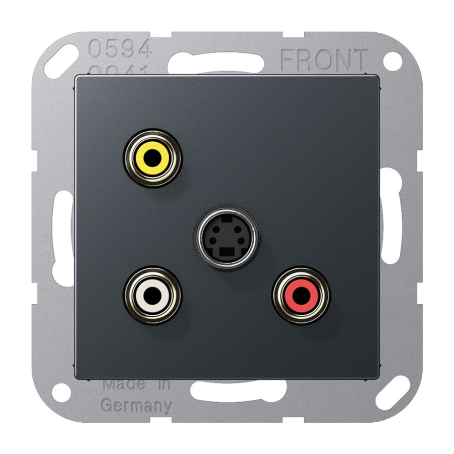 Afdekking A500 antrac. voor Audio/SVideo VVE=10