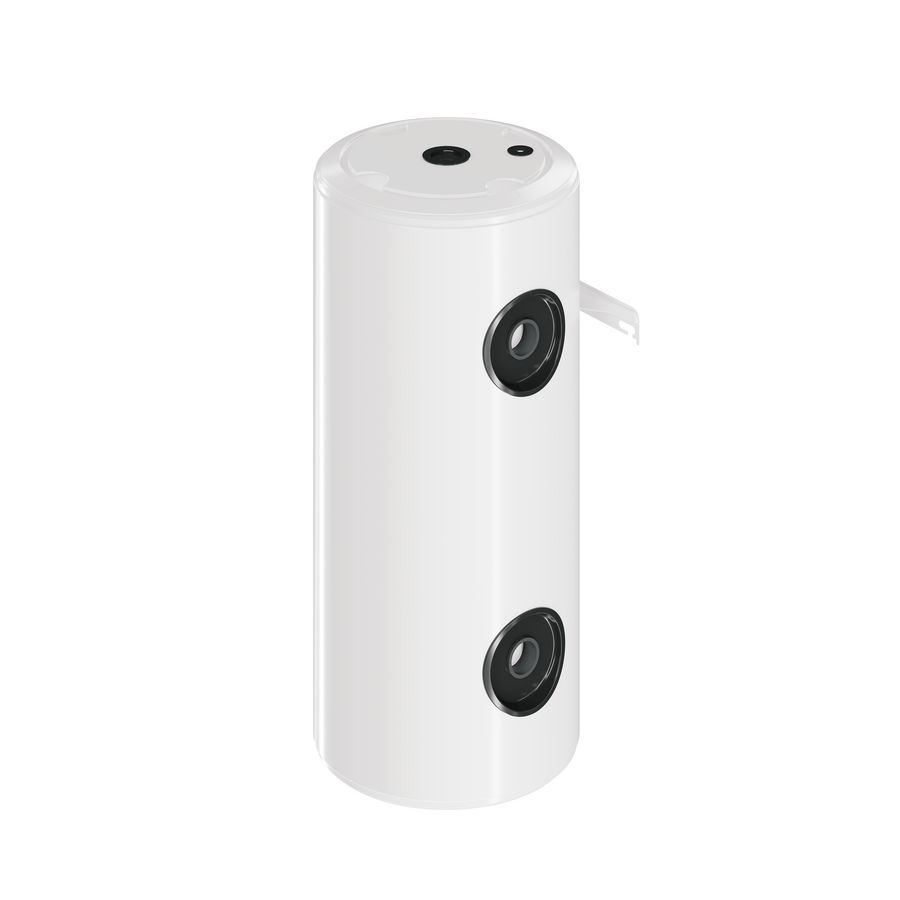 Buffervat geisoleerd BT-HP 50 N 50L Wit