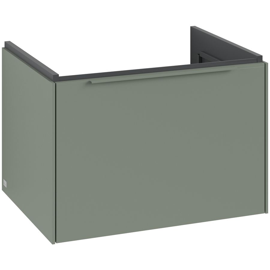 Wastafelonderkastkast SUBWAY 3.0 622x429x478mm Soft Green C575L2AF greep monochroom