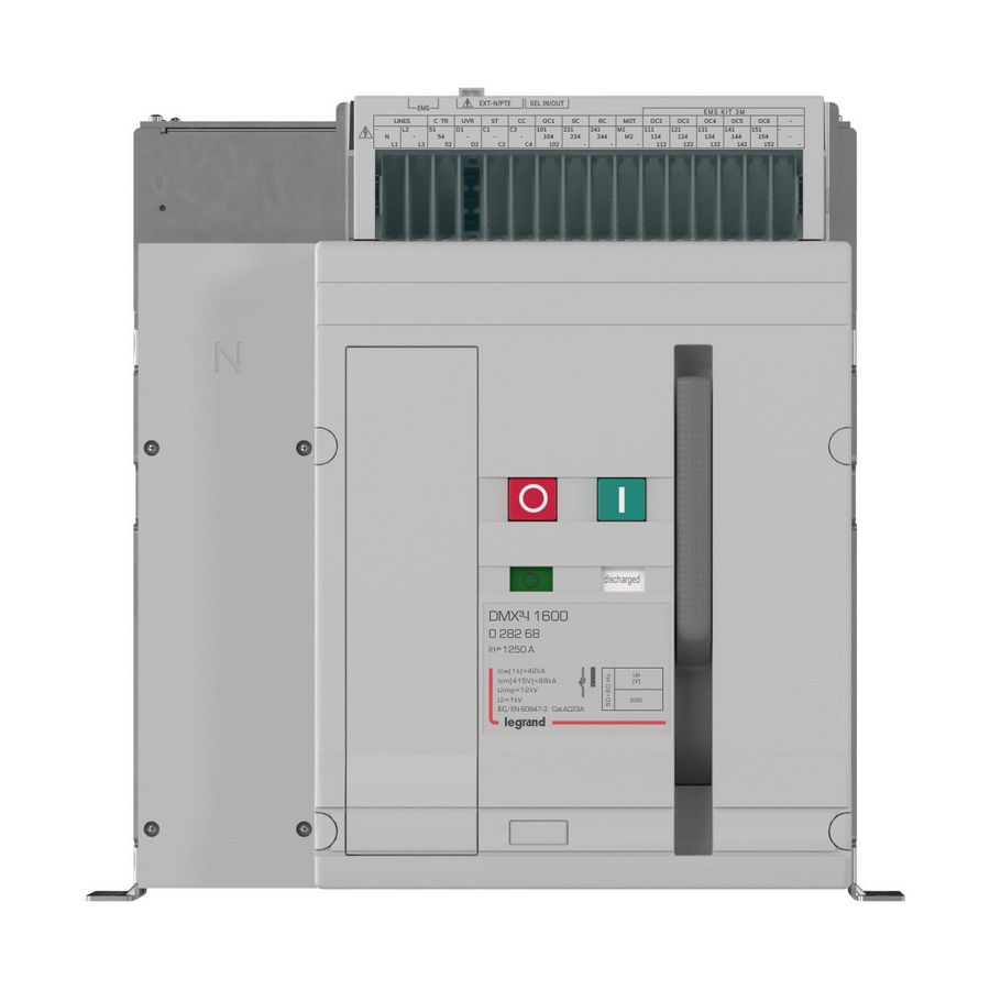 DMX³-I 1600, 42kA, 4P, vast, 1250A