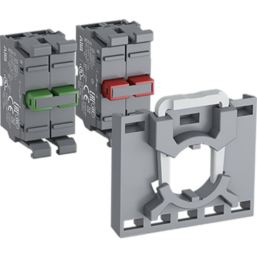 Hulpcontactblok contaktlichaam 1 nc met adapter