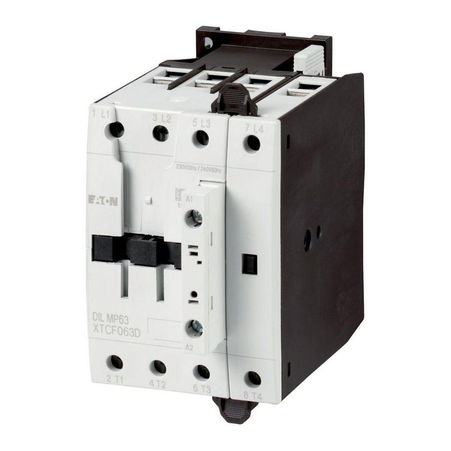 Magn.schakelaar DILMP63(230V50HZ,240V60HZ) 63A AC1 4-polig 0m 0v