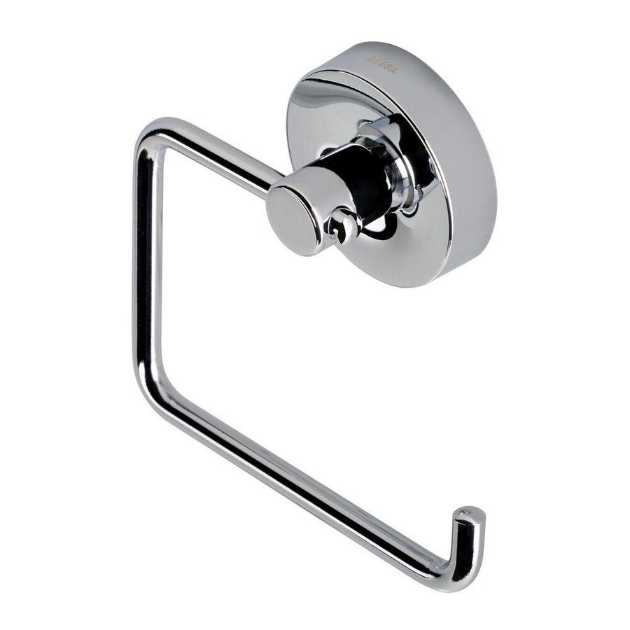 Closetrolhouder chroom zonder klep LUNA