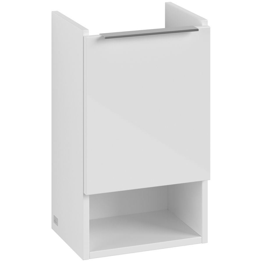 Wastafelonderkastkast ARCHITECTURA 310x520x243mm White B88001VS greep Volcano Black