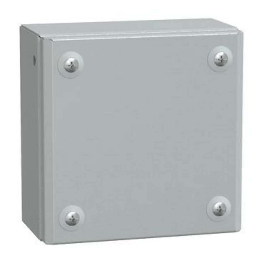 IndustriEle doos Volle deur 150x150x80mm IP66 IK10 Metaal -