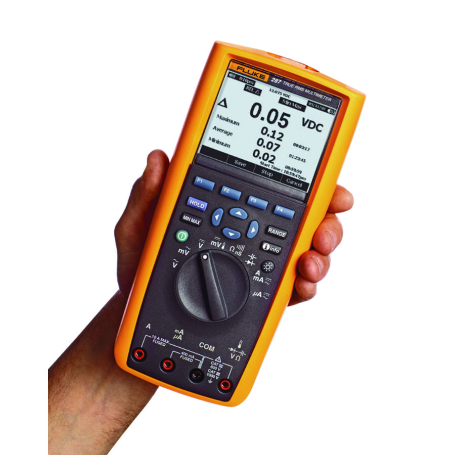 TRMS multimeter met meetsnoeren