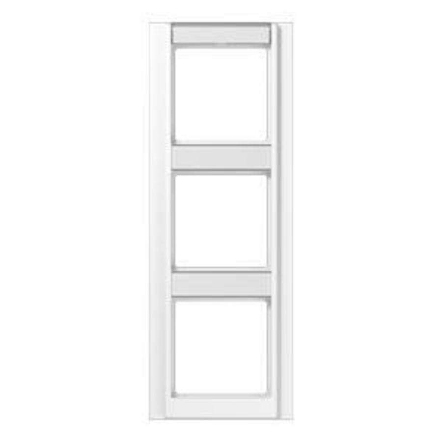 Afdekraam a.wit.m.tekstvak 3-voudig verticaal A550 VVE=10