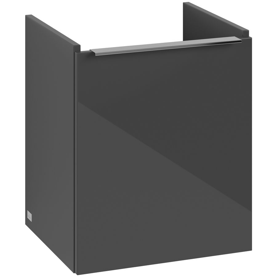 Wastafelonderkastkast ARCHITECTURA 400x470x345mm Grey greep alu. glans