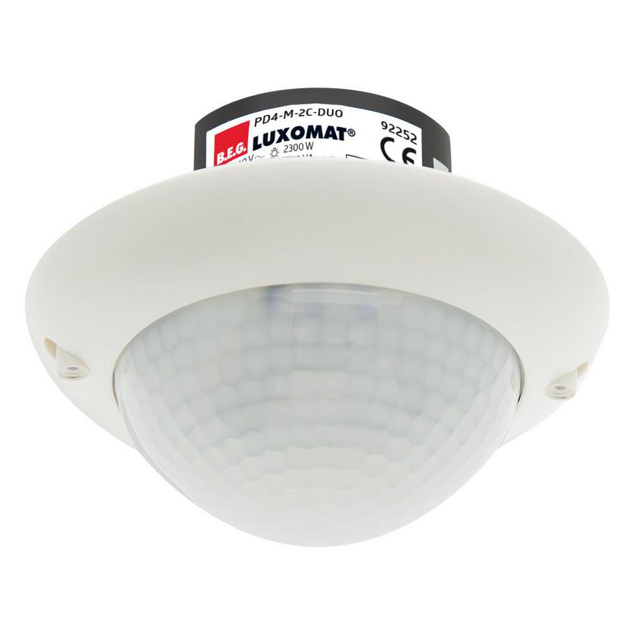 Aanwezigheidsmelder 360gr. VZ wit IP20 24m 2Kanaal