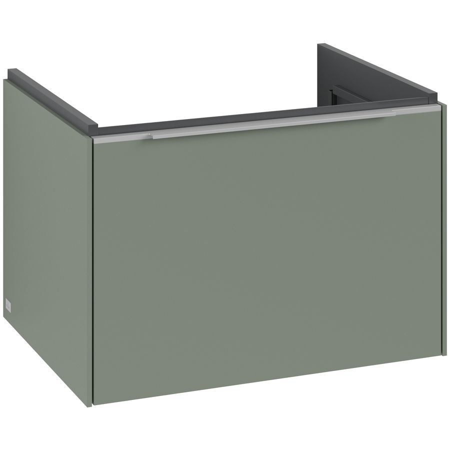 Wastafelonderkastkast SUBWAY 3.0 622x429x478mm Soft Green C575L0AF greep alu. glans