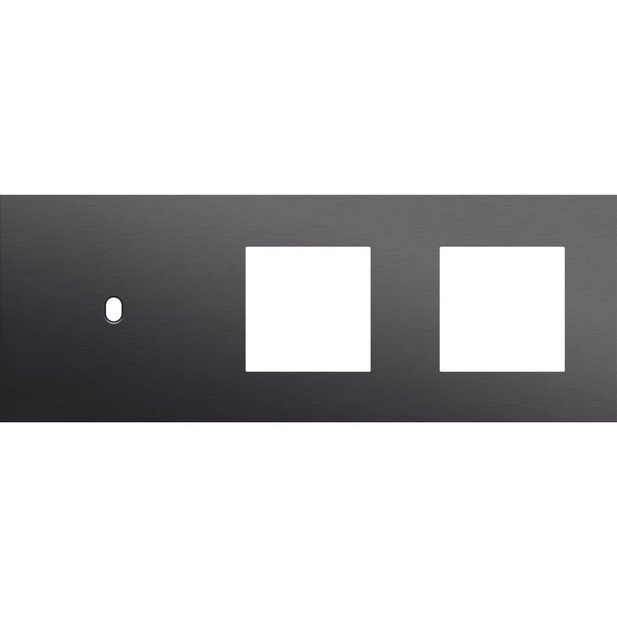 Afdekplaat 3-voud horiz. 71mm centerafst. 224-57705