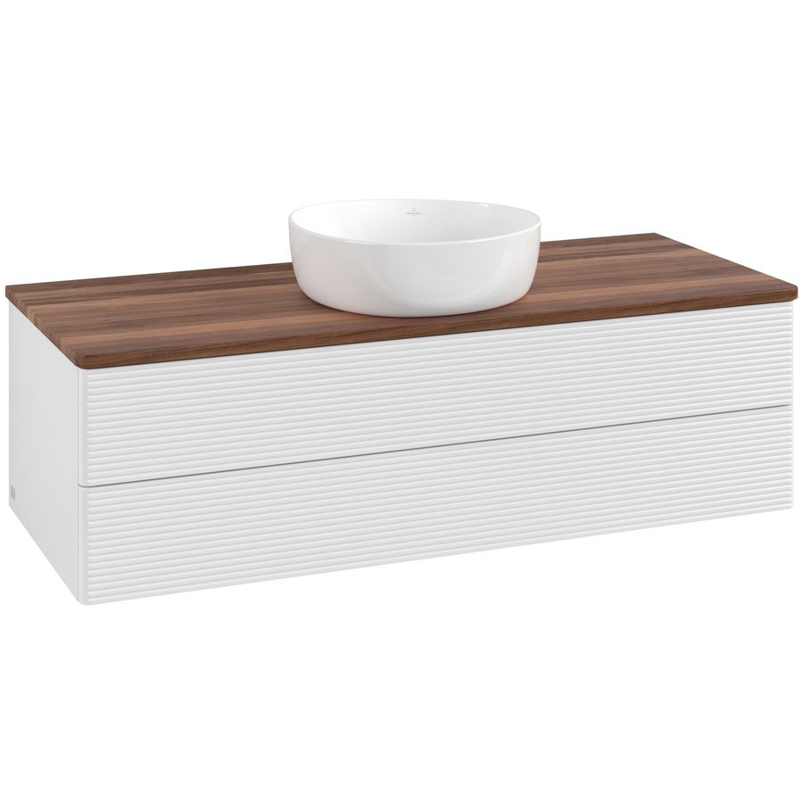 Wastafelonderkast Antao 1200x360x500mm G.White.L L21112GF